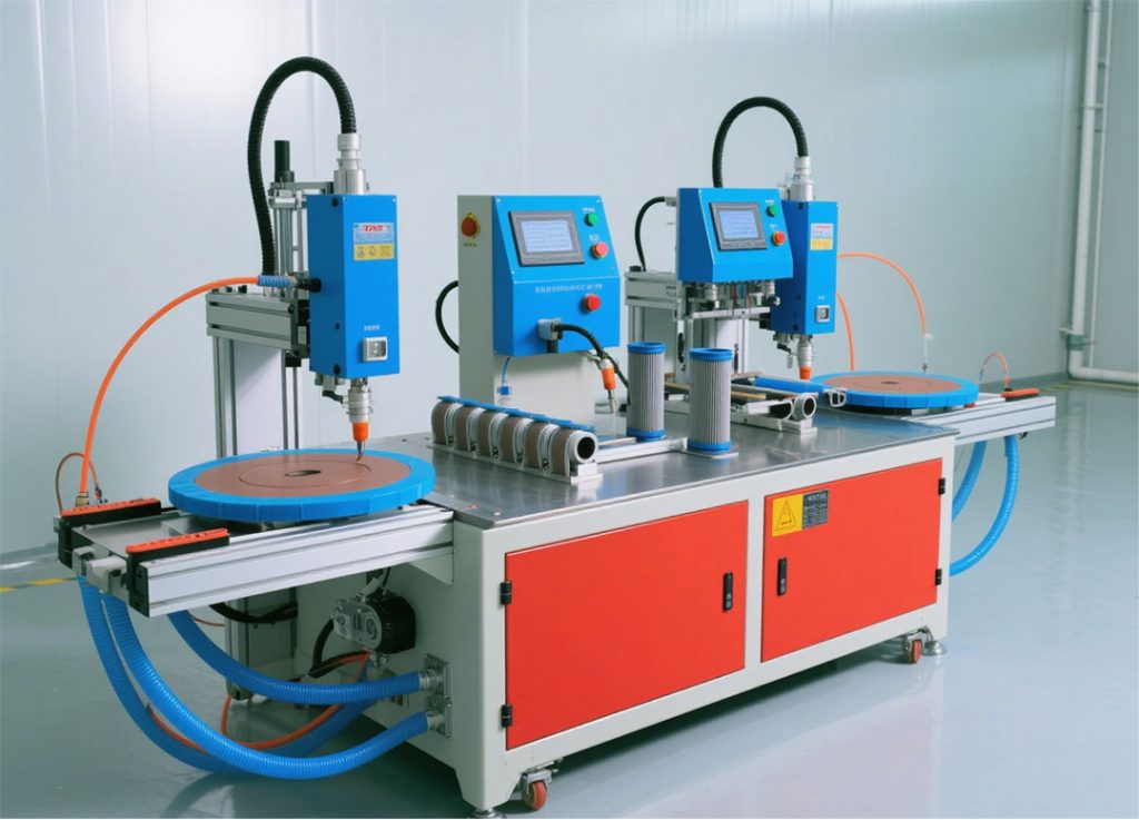 hot melt adhesive machine for end cover key equipment for filter production 1