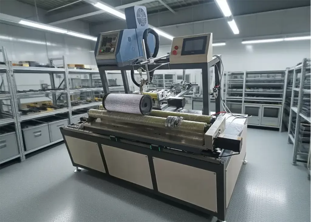 pool filter cartridge strapping machine boosting filter production